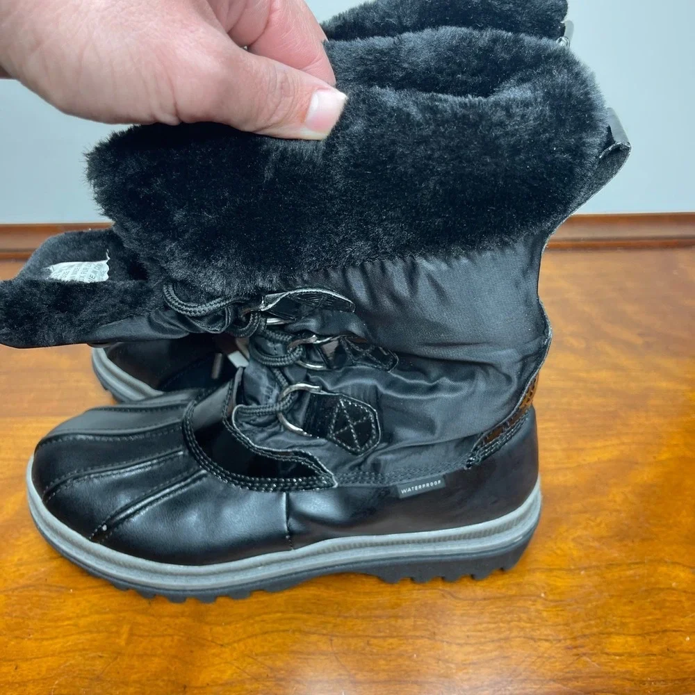 Khombu Birch US Ski Womens Waterproof Winter Snow Boots Faux Fur Thermolite 7.5M